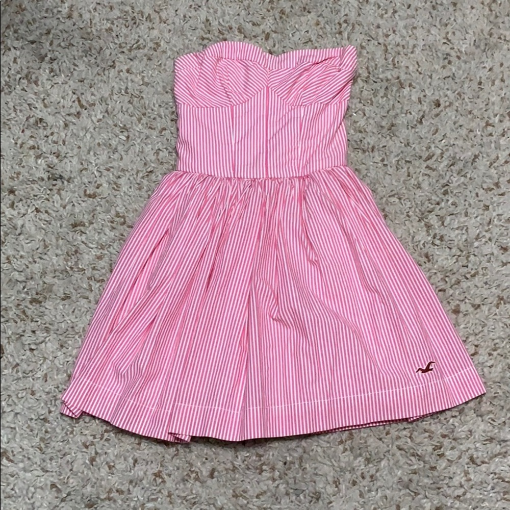 Pink stripped dress
